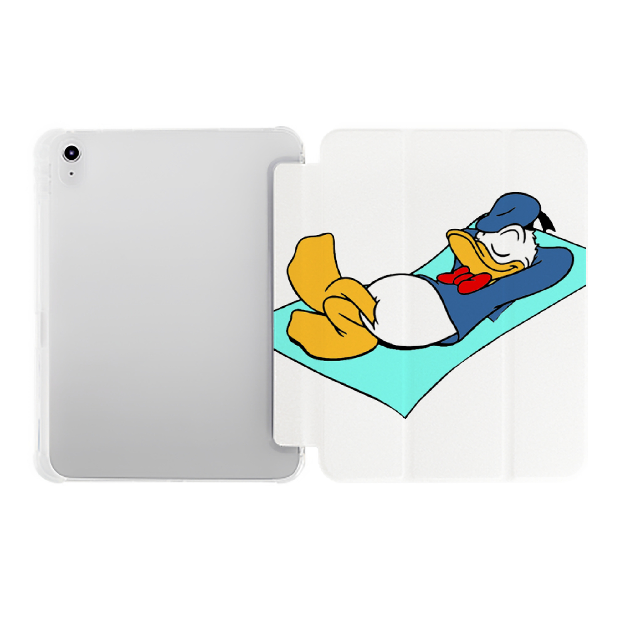 （画像用） ミッキーマウス Mickey Mouse IPad ケース ペン収納付き 三つ折りスタンド PUレザー×シリコン 対応機種9.5/10.5/10.9インチ